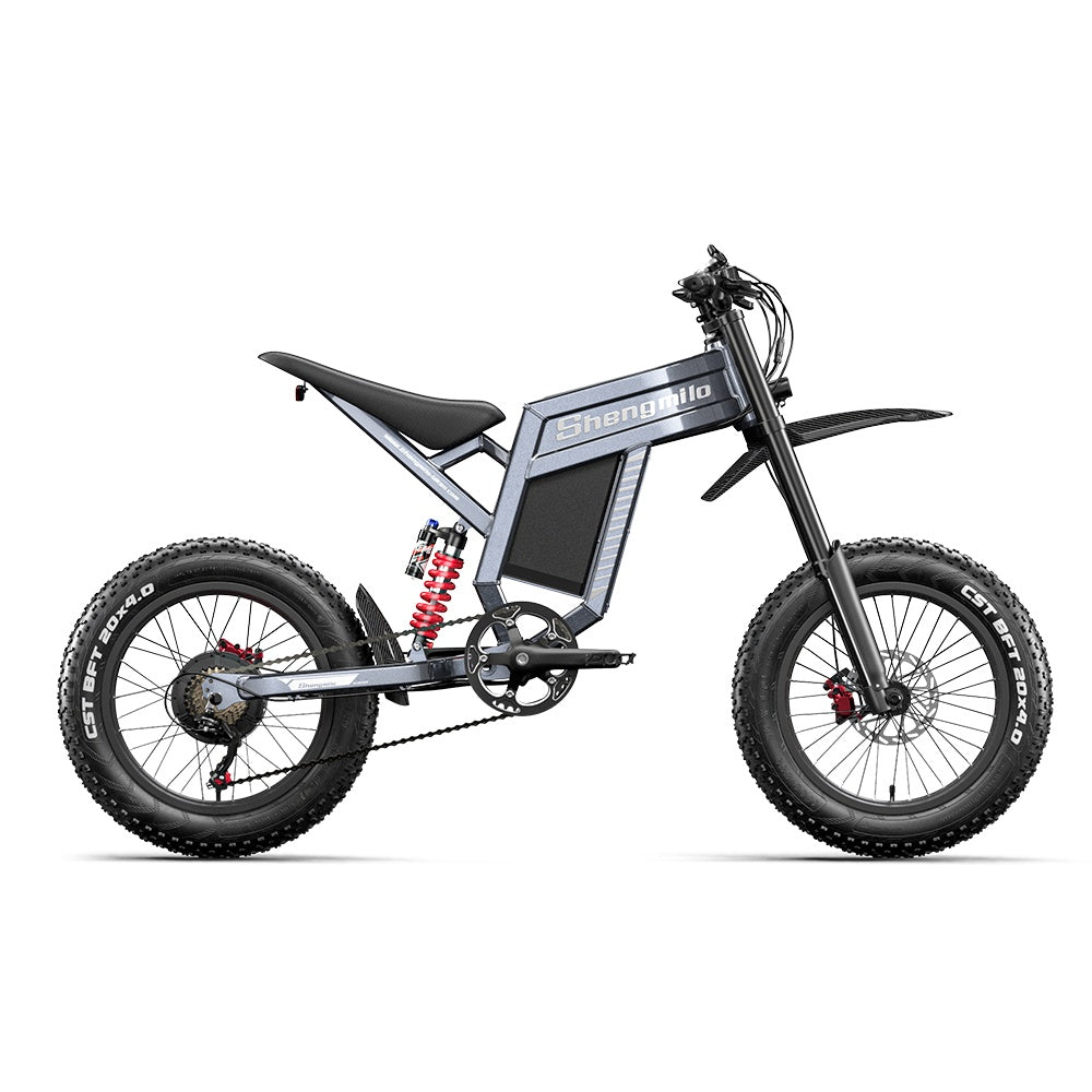 SHENGMILO S900 20" All-Terrain Electric Bike 1500W Motor 60V 30Ah Battery