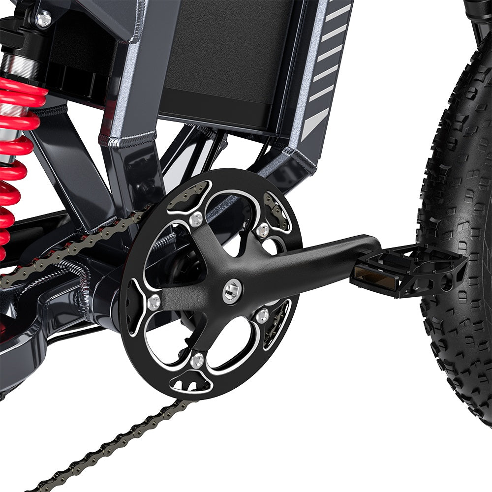 SHENGMILO S900 20" All-Terrain Electric Bike 1500W Motor 60V 30Ah Battery