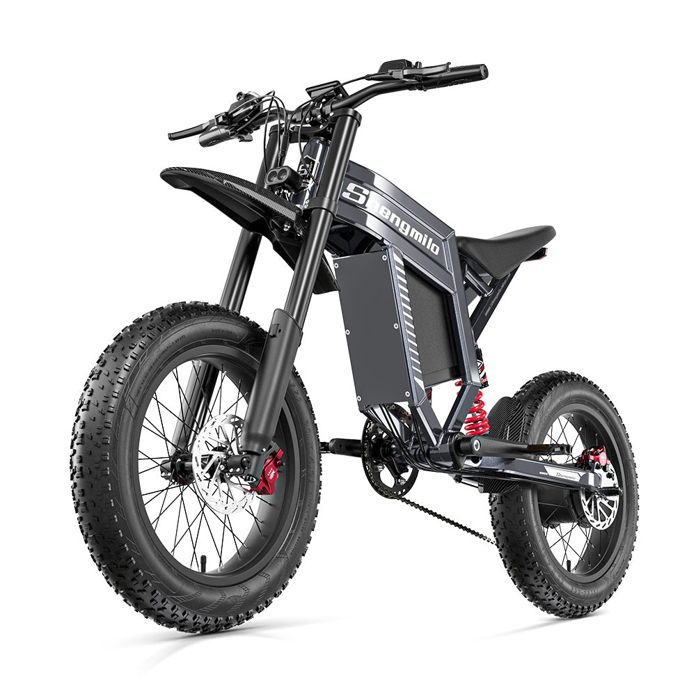 SHENGMILO S900 20" All-Terrain Electric Bike 1500W Motor 60V 30Ah Battery