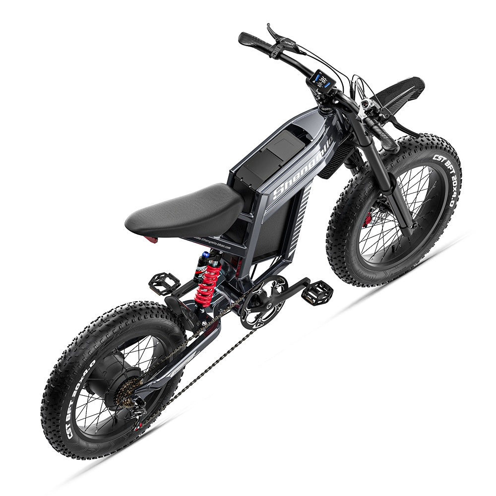 SHENGMILO S900 20" All-Terrain Electric Bike 1500W Motor 60V 30Ah Battery