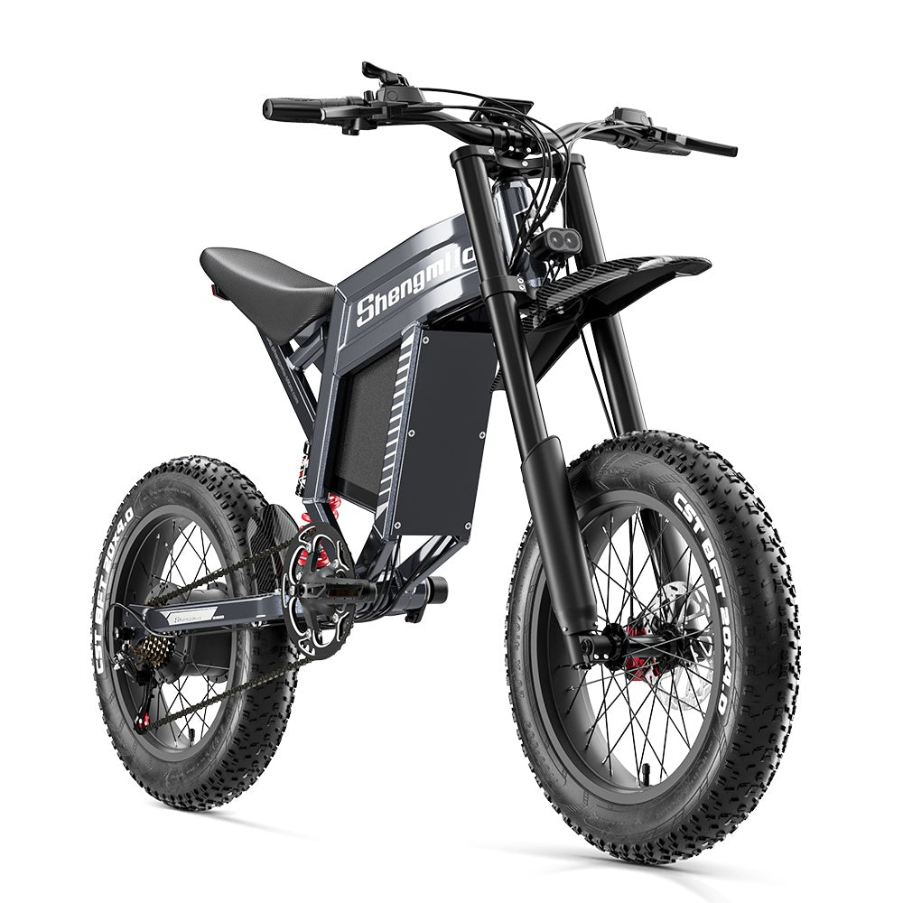 SHENGMILO S900 20" All-Terrain Electric Bike 1500W Motor 60V 30Ah Battery