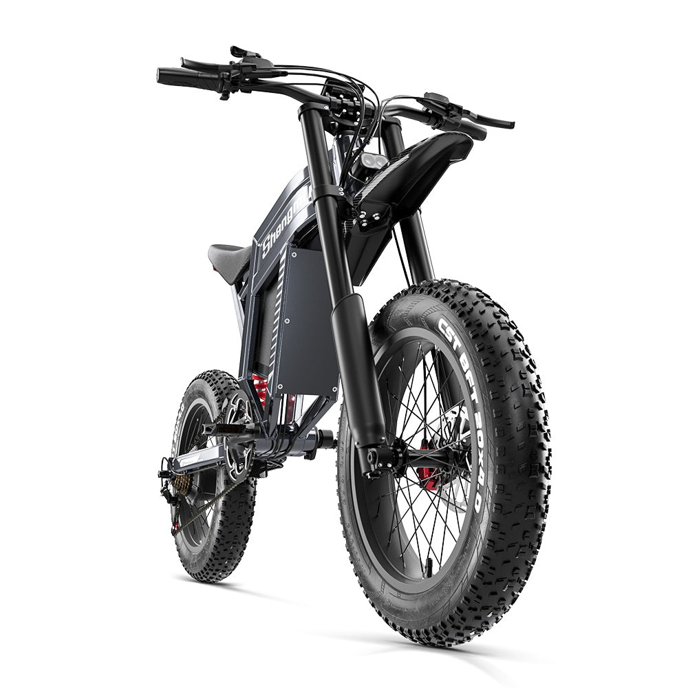 SHENGMILO S900 20" All-Terrain Electric Bike 1500W Motor 60V 30Ah Battery