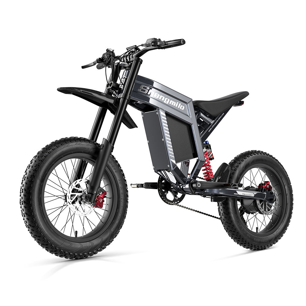 SHENGMILO S900 20" All-Terrain Electric Bike 1500W Motor 60V 30Ah Battery