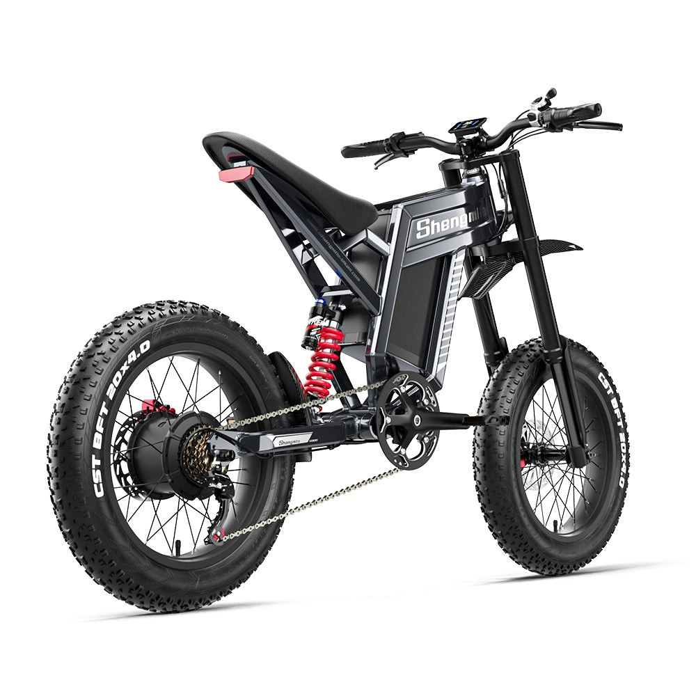 SHENGMILO S900 20" All-Terrain Electric Bike 1500W Motor 60V 30Ah Battery