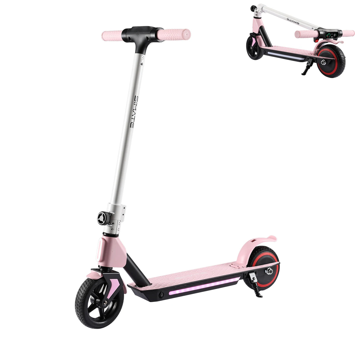 Simate S2 6,5 "Scooter elettrico pieghevole per bambini 130 W Motore 24V 2,5A a batteria