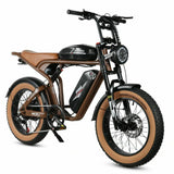 SAMEBIKE Pilot M20-III (SR) 20" Retro Electric Dirt Bike 2000W Dual Motors 48V 36Ah Dual Batteries