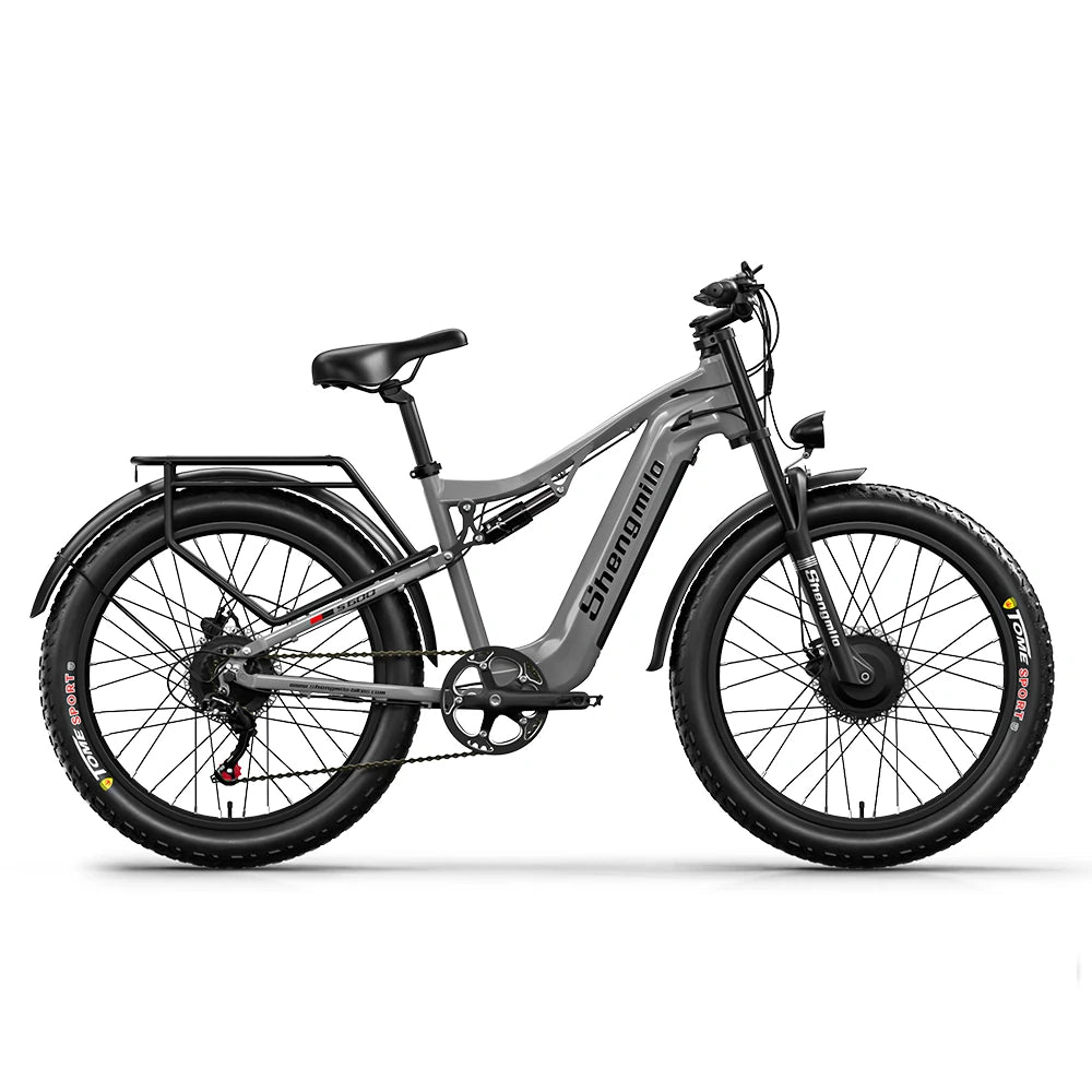 electric bicycle 2000w SHENGMILO S600 26" Electric Mountain Bike 2000W Dual Motor 48V 17.5Ah  Battery