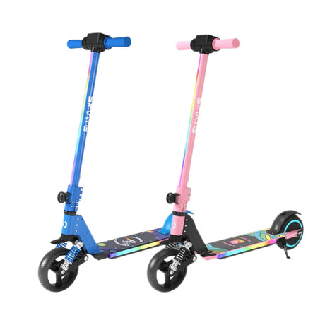 SIMATE S5 6.5" Kid's Foldable Colorful Body Lights Electric Scooter 130W Motor 24V 2.5Ah Battery (New)
