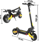TOOINS X2 10" Electric Scooter Dual Motor 2000W 48V 21Ah Battery