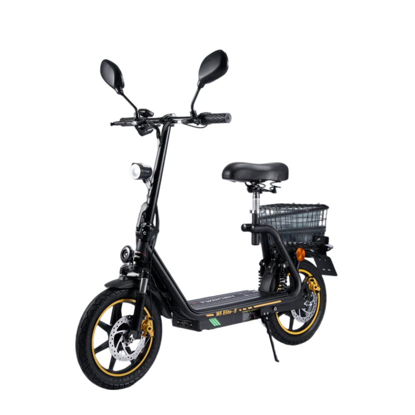 TWOFISH M5 Elite-E 14" Folding Electric Scooter 500W Motor 48V 13Ah Battery