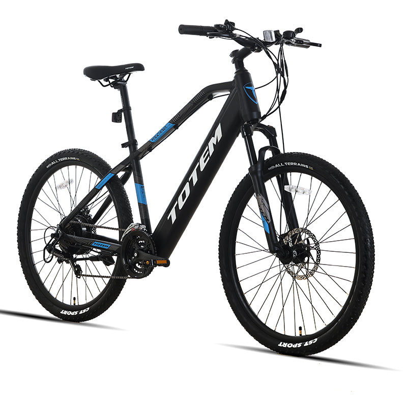 Mountain bike elettrica Totem Volcano con parafanghi Motore HUB posteriore 500W Batteria 48V 10,4Ah