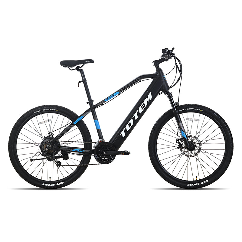 Mountain bike elettrica Totem Volcano con parafanghi Motore HUB posteriore 500W Batteria 48V 10,4Ah