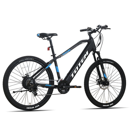 Totem Volcano Electric Mountain Bike with Fenders 500W Rear HUB Motor 48V 10.4Ah Battery