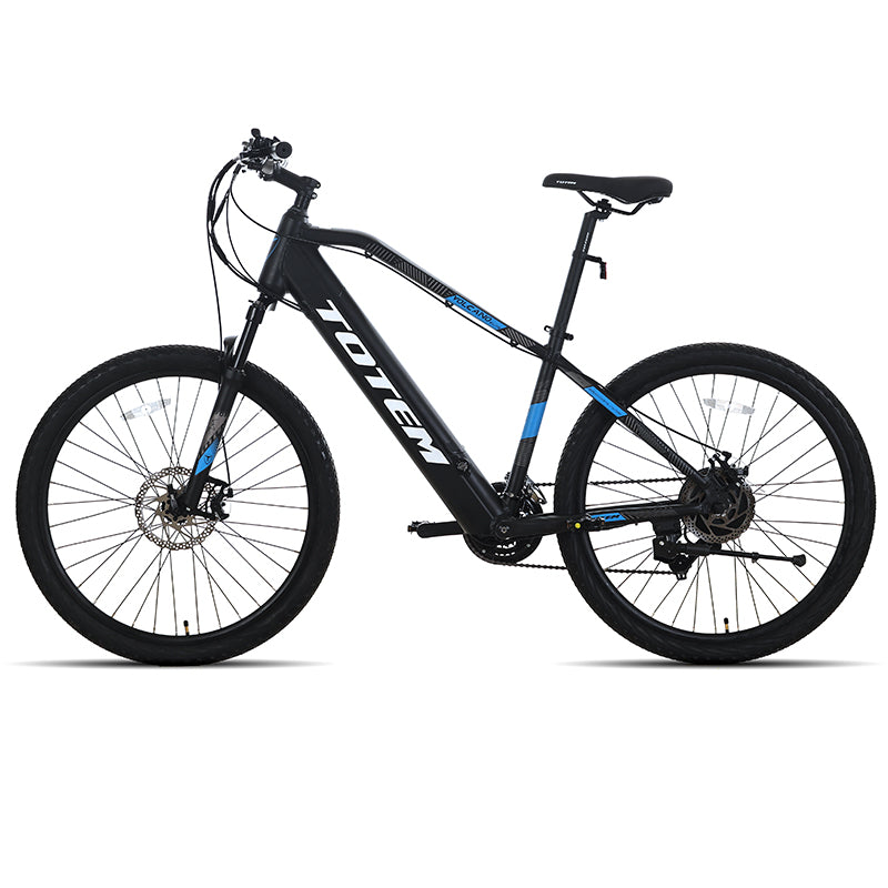 Totem Volcano Electric Mountain Bike with Fenders 500W Rear HUB Motor 48V 10.4Ah Battery