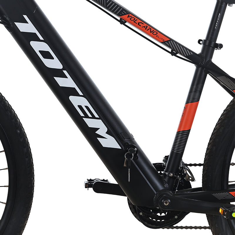 Mountain bike elettrica Totem Volcano con parafanghi Motore HUB posteriore 500W Batteria 48V 10,4Ah
