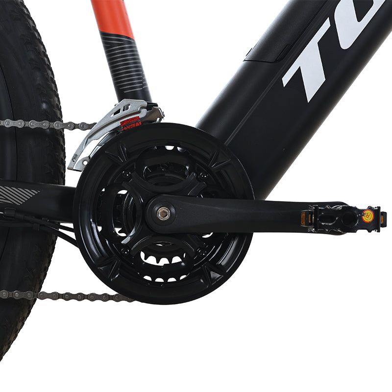 Mountain bike elettrica Totem Volcano con parafanghi Motore HUB posteriore 500W Batteria 48V 10,4Ah