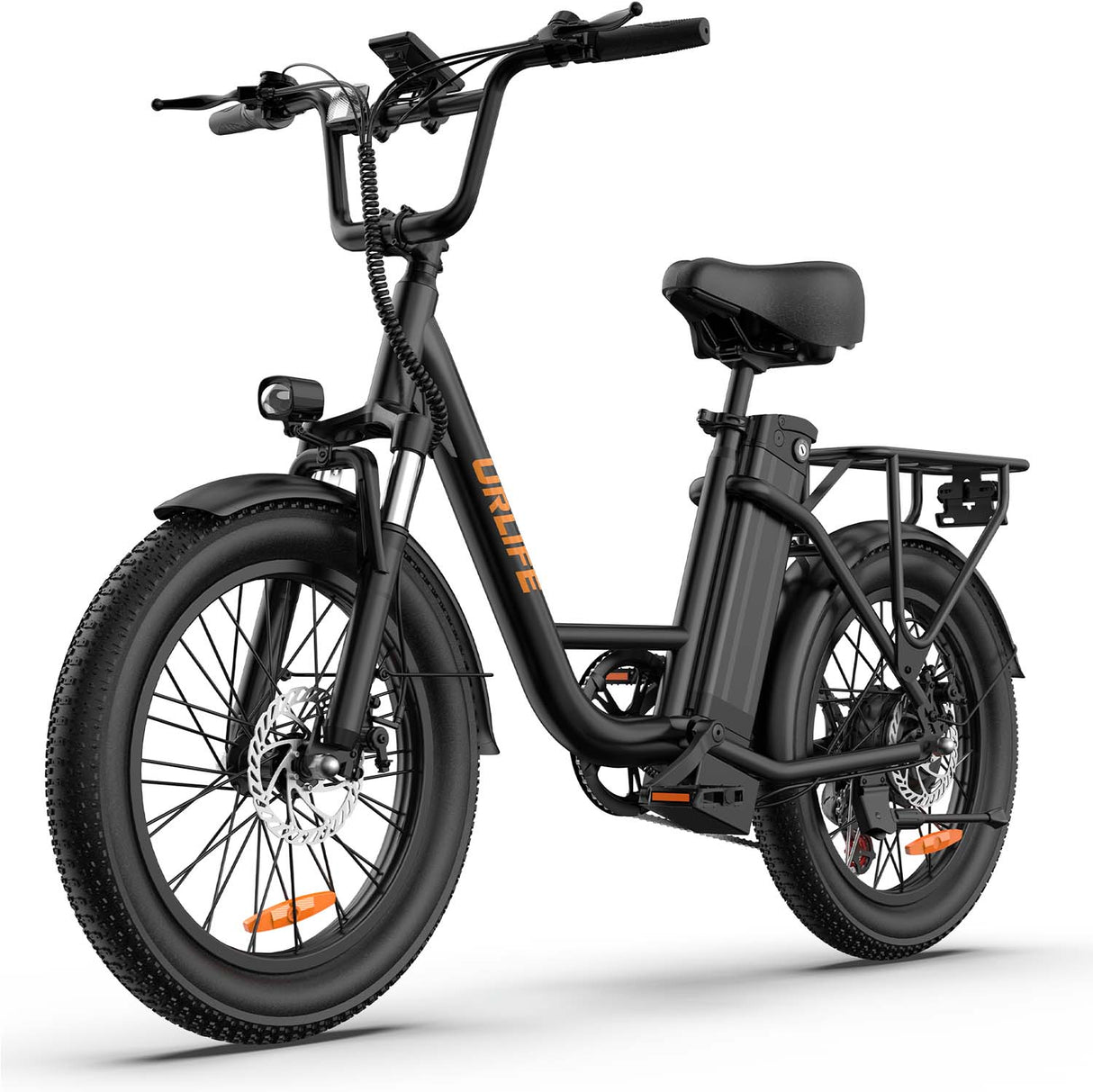 URLIFE E20 20" Step Through Electric Bike 500W Motor 48V 13Ah Battery (US)