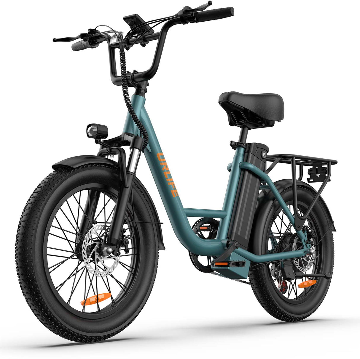 URLIFE E20 20" Step Through Electric Bike 500W Motor 48V 13Ah Battery (US)