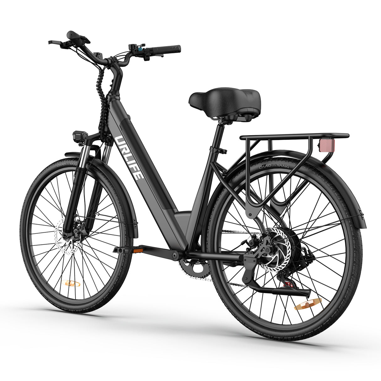 URLIFE E26 26" Step Through Electric Bike 250W Motor 36V 13Ah Battery (EU & UK)