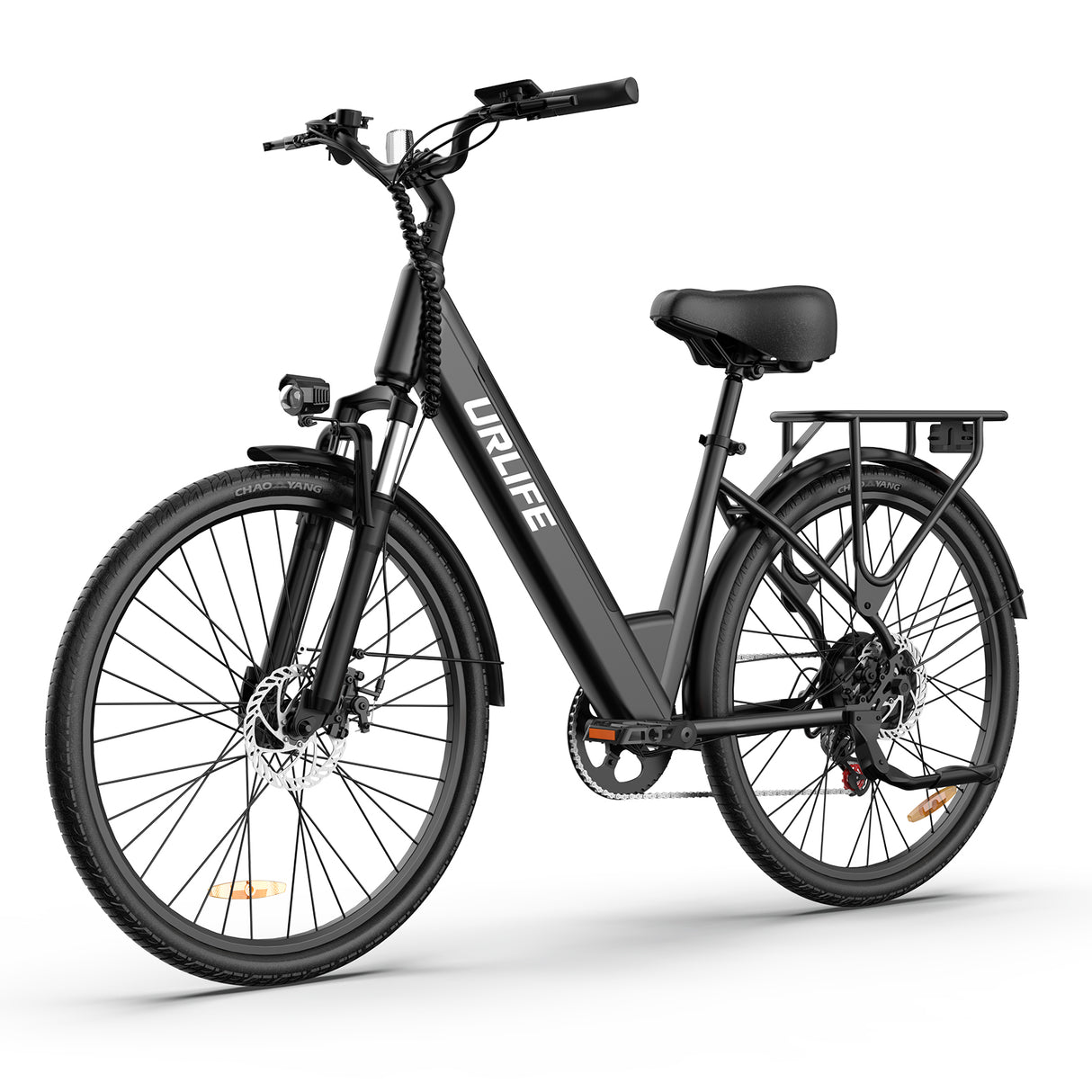 URLIFE E26 26" Step Through Electric Bike 250W Motor 36V 13Ah Battery (EU & UK)