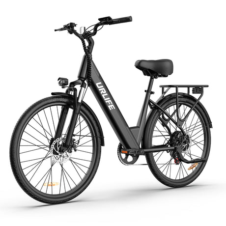 URLIFE E26 26" Step Through Electric Bike 750W Peak Motor 48V 10.4Ah Battery (US edition)