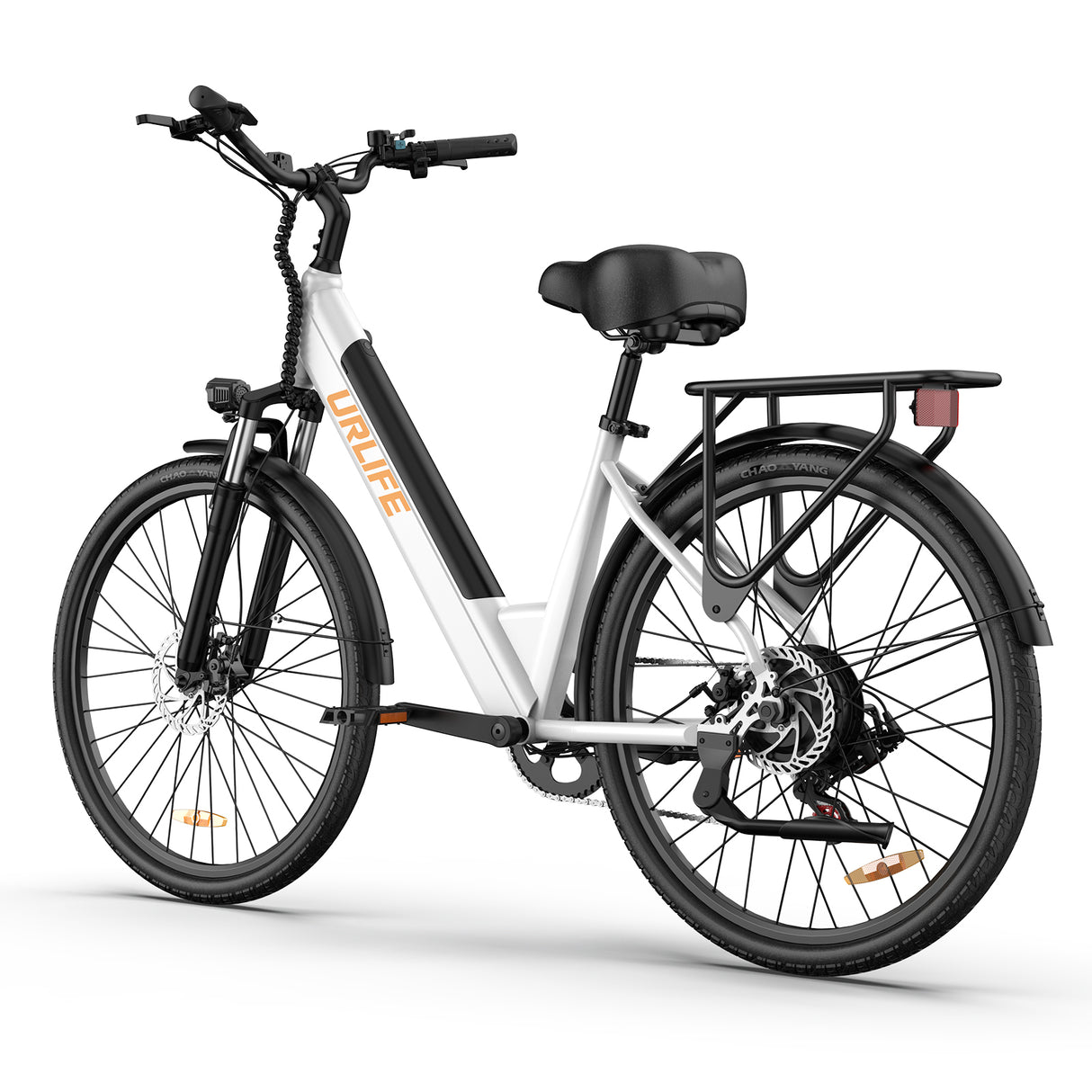 URLIFE E26 26" Step Through Electric Bike 250W Motor 36V 13Ah Battery (EU & UK)