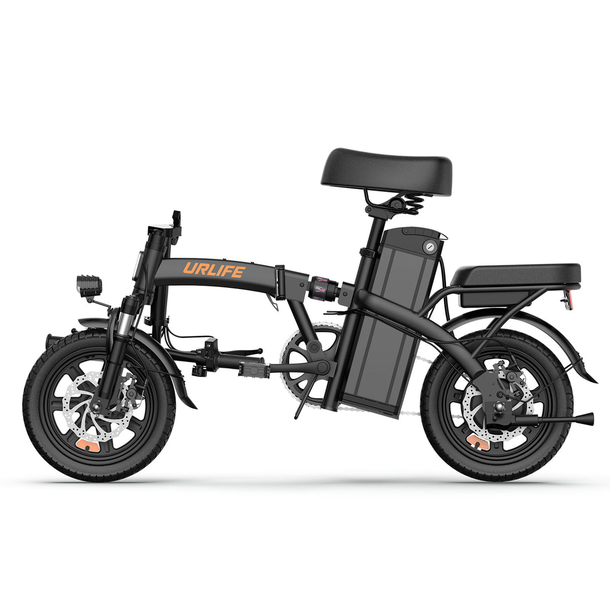 URLIFE F1L 14“ Folding Electric Bike 500W Peak Motor 48V 7.5Ah Battery (US edition)