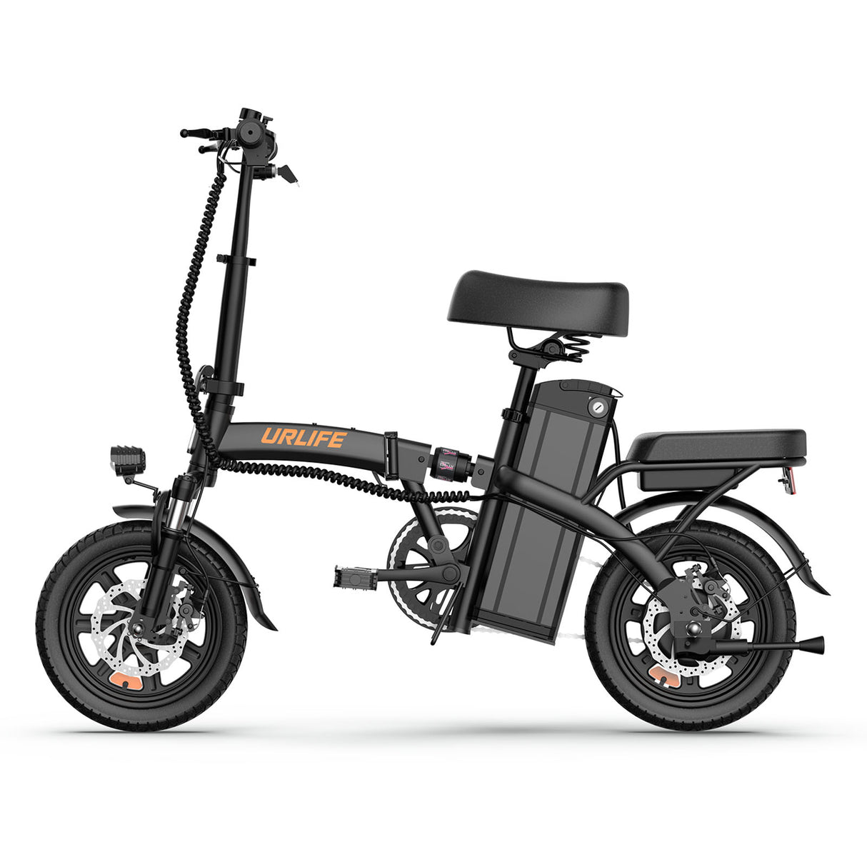 URLIFE F1L 14“ Folding Electric Bike 500W Peak Motor 48V 7.5Ah Battery (US edition)