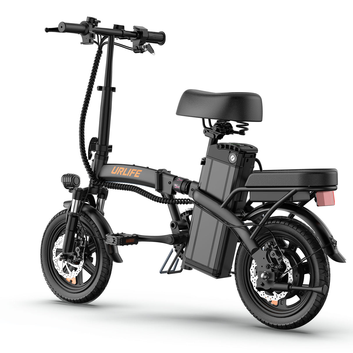 URLIFE F1L 14“ Folding Electric Bike 500W Peak Motor 48V 7.5Ah Battery (US edition)