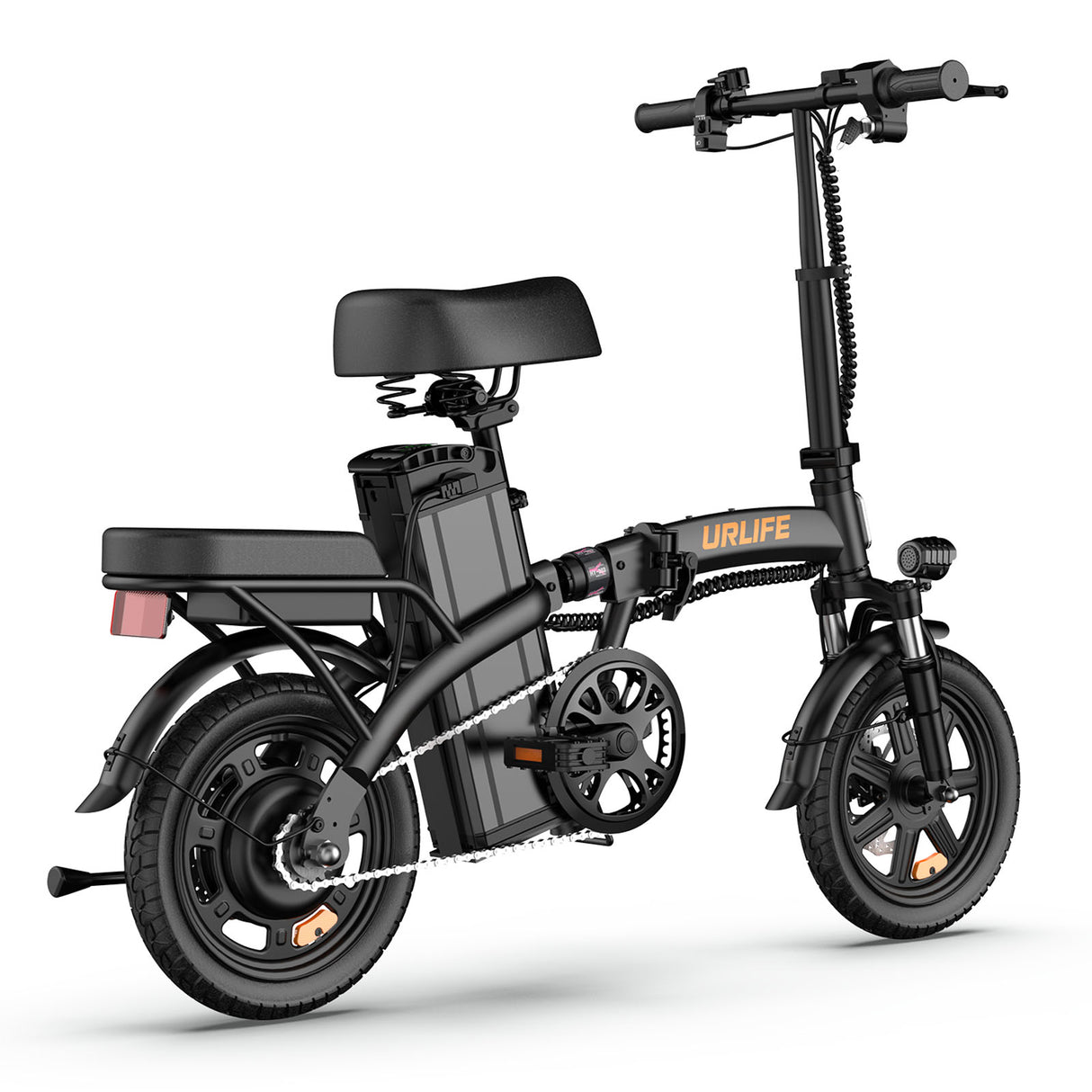 URLIFE F1L 14“ Folding Electric Bike 500W Peak Motor 48V 7.5Ah Battery (US edition)