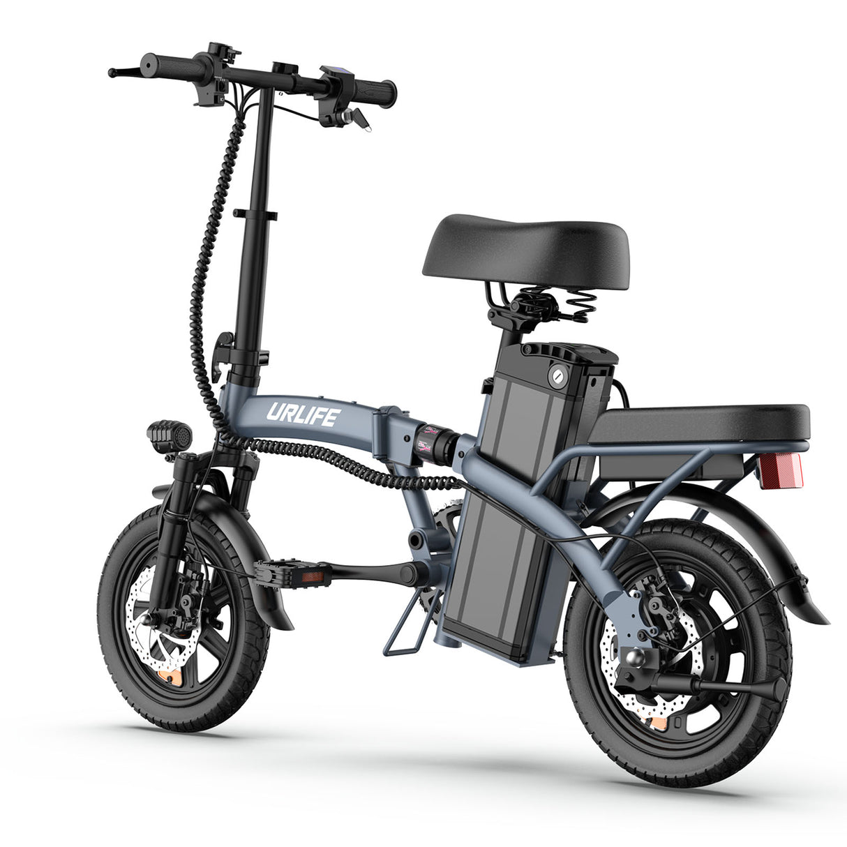 URLIFE F1L 14“ Folding Electric Bike 500W Peak Motor 48V 7.5Ah Battery (US edition)