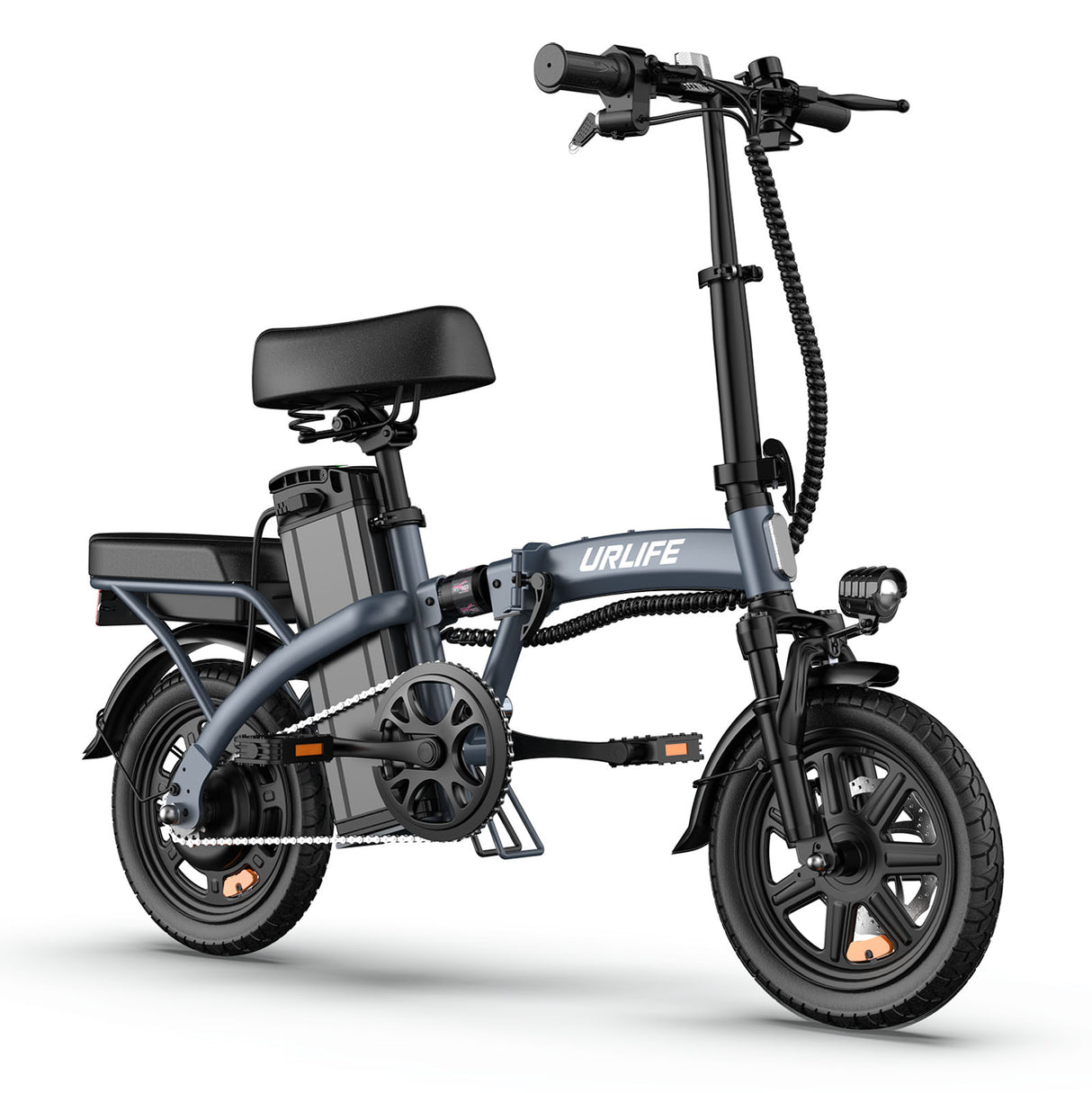 URLIFE F1L 14“ Folding Electric Bike 500W Peak Motor 48V 7.5Ah Battery (US edition)