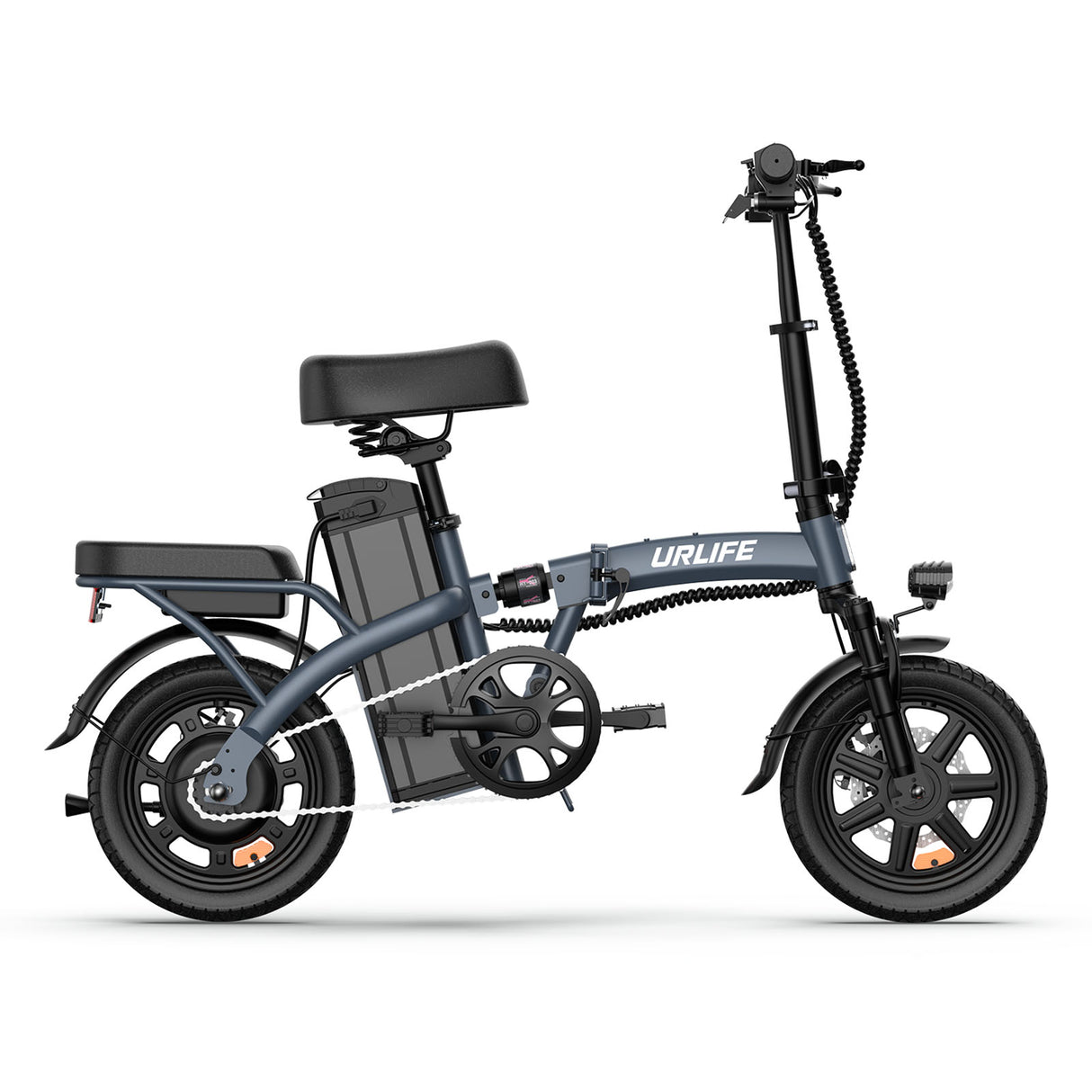 URLIFE F1L 14“ Folding Electric Bike 500W Peak Motor 48V 7.5Ah Battery (US edition)