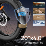 URLIFE T2 20" Electric Dirt Bike 745W Motor 48V 15.6Ah Battery (US Version)