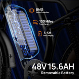 URLIFE T2 20" Electric Dirt Bike 745W Motor 48V 15.6Ah Battery (US Version)