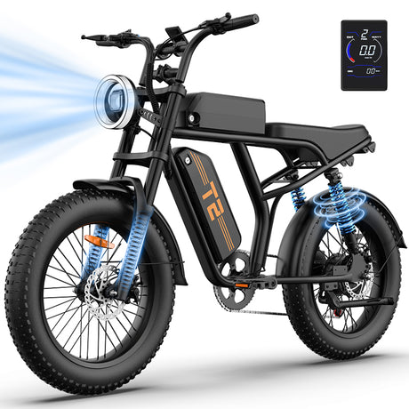 URLIFE T2 20" Electric Dirt Bike 745W Motor 48V 15.6Ah Battery (US Version)