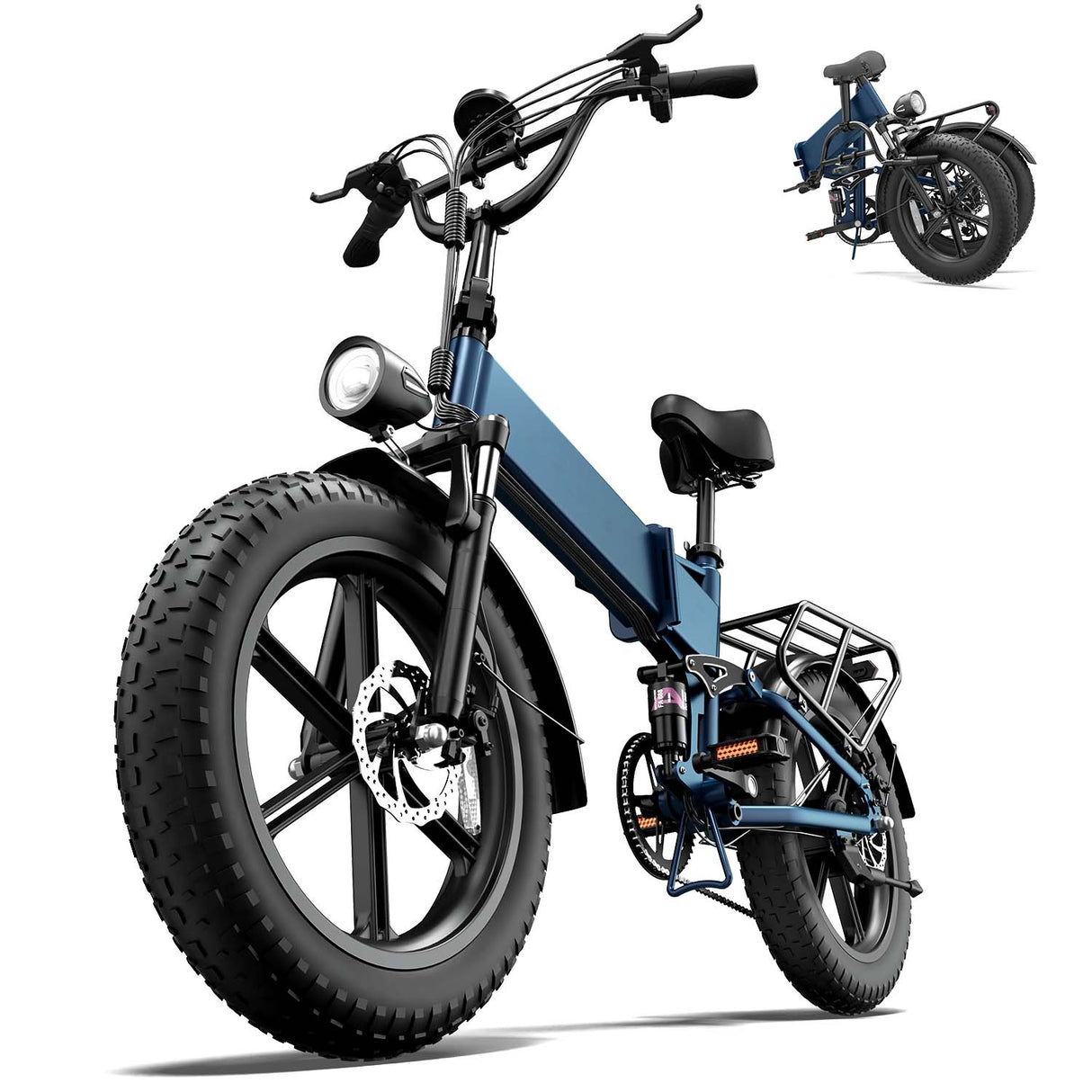 URLIFE T5 20"Folding Electric Bike 1500W Peak Motor 48V 13Ah Battery (US edition)