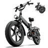 URLIFE T5 20"Folding Electric Bike 1500W Peak Motor 48V 13Ah Battery (US edition)