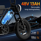 URLIFE T16 16" Off-Road E-Bike 250W Motor 48V 13Ah Battery