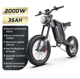 EKXBIKE X20 20" Off Road Electric Bike 2000W Motor 48V 35Ah Battery