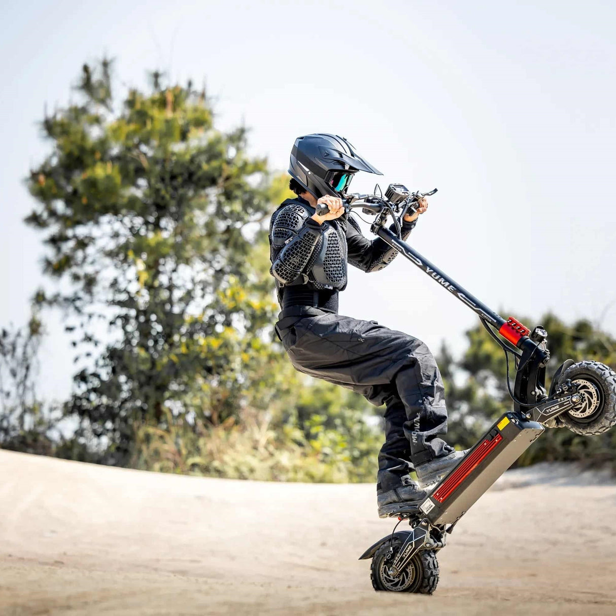 YUME Raptor 11" All-Terrain Electric Scooter 3000W*2 Dual Motors 60V 27Ah/30Ah Battery