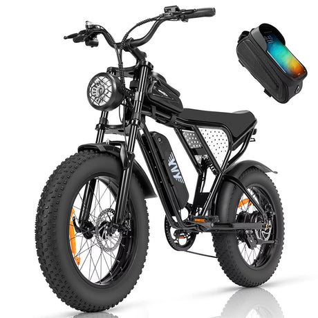 La grasa Ridstar Q20 cansa la batería eléctrica del motor 48V 20Ah de la bici 1000W