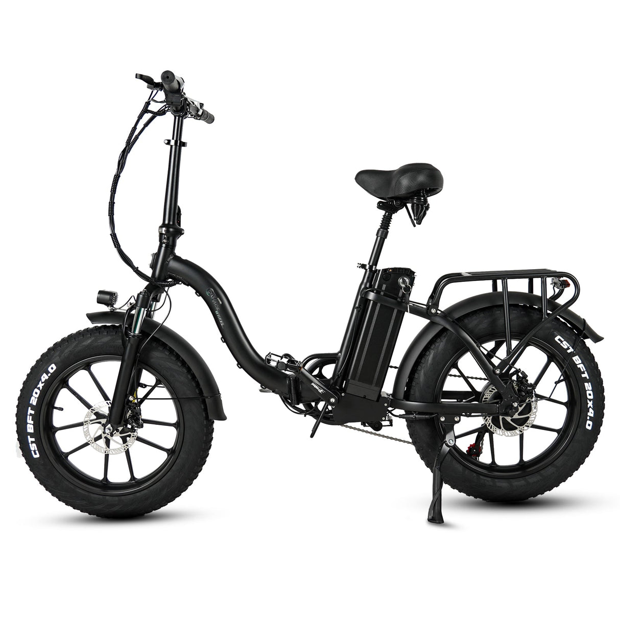 CMACEWHEEL Y20 20'' Step-through Folding Electric Fat Bike 750W Motor 48V 18Ah Battery