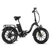 CMACEWHEEL Y20 20'' Step-through Folding Electric Fat Bike 750W Motor 48V 18Ah Battery