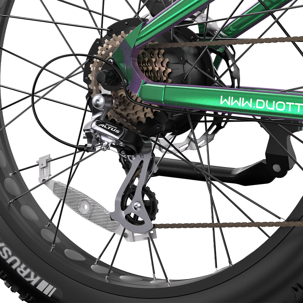 DUOTTS E26 26" Fat Tire Mountain Electric Bike 750W Motor 48V 20Ah Battery