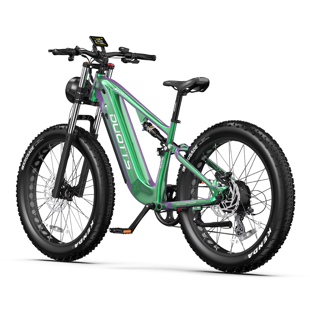DUOTTS E26 26" Fat Tire Mountain Electric Bike 750W Motor 48V 20Ah Battery