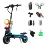 GLEERIDE H7 11" Off-Road Electric Scooter 3000W*2 Dual Motor 60V 30Ah LG Battery