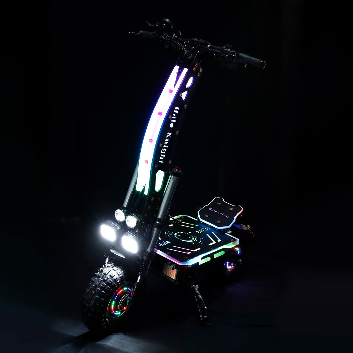 HALO KNIGHT T107 Max 14" Off-Road Foldable Electric Scooter 2*4000W Motors 72V 50Ah Battery