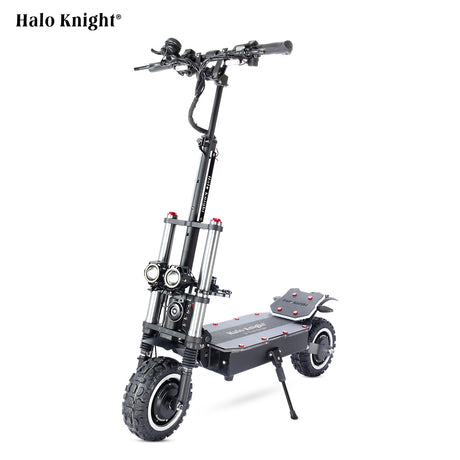 Halo Knight T107 Pro 11'' Foldable Electric Scooter 3000 W*2 Dual Motor 60V 38.4 Ah Battery