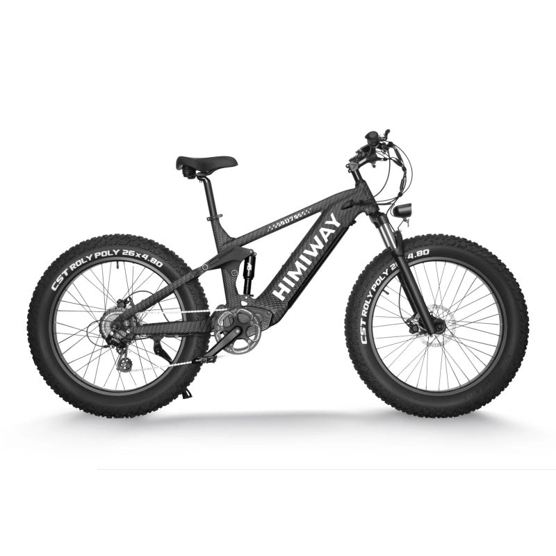 HIMIWAY D7 Cobra 26 Full Suspension Mountain Electric Bike 750W 100 Gleeride
